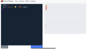 ruby on browser